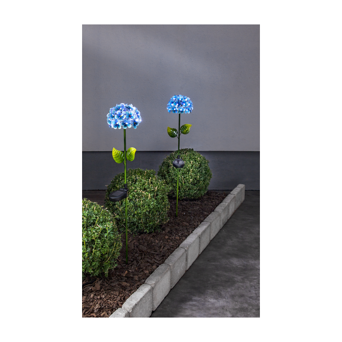 Solar Priklamp ‘’Decoratie Hortensia Blauw’’