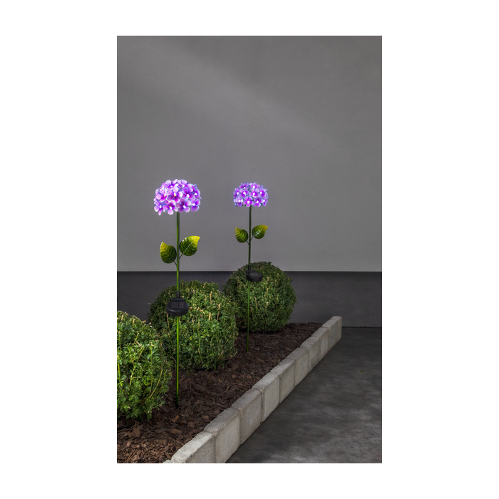 Solar Priklamp ‘’Decoratie Hortensia Paars’’