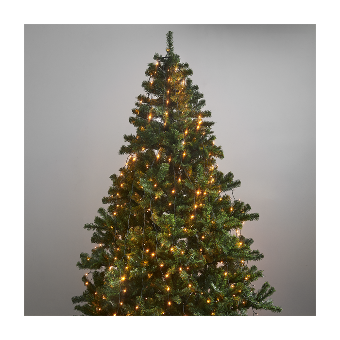 Easy fix kerstboom verlichting met 360 LED lampjes - 2m - Goud lichtkleur