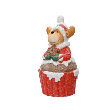 Uniek CupCake Rendier - 43cm