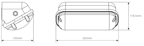 afmetingen gevelarmaturen